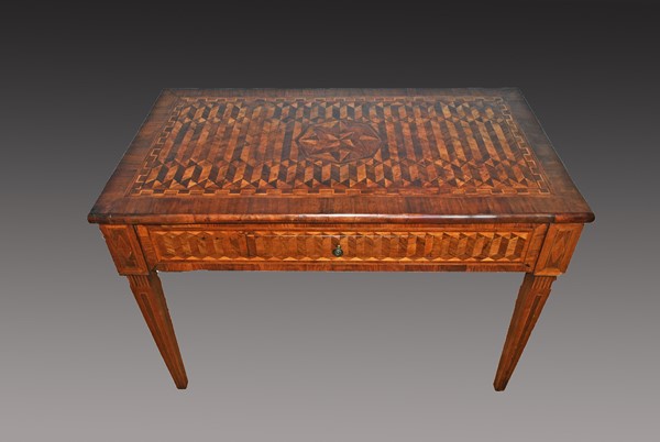 18th Centuary Italian Parquetry Table After Restoration